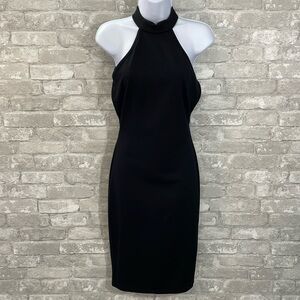 Akira Mystic Black Halter Dress